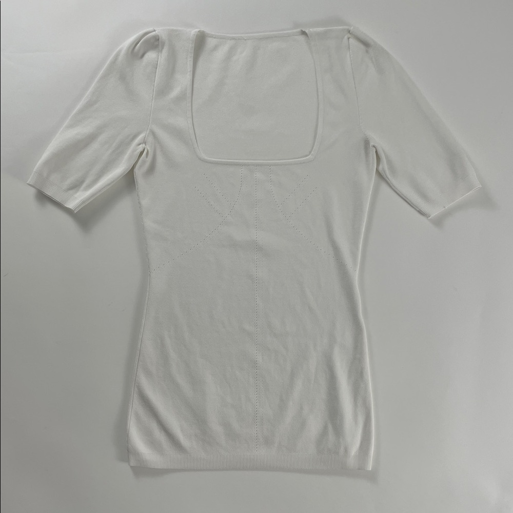 Dolce & Gabbana Square Neck Short Sleeve Top. IT 40.